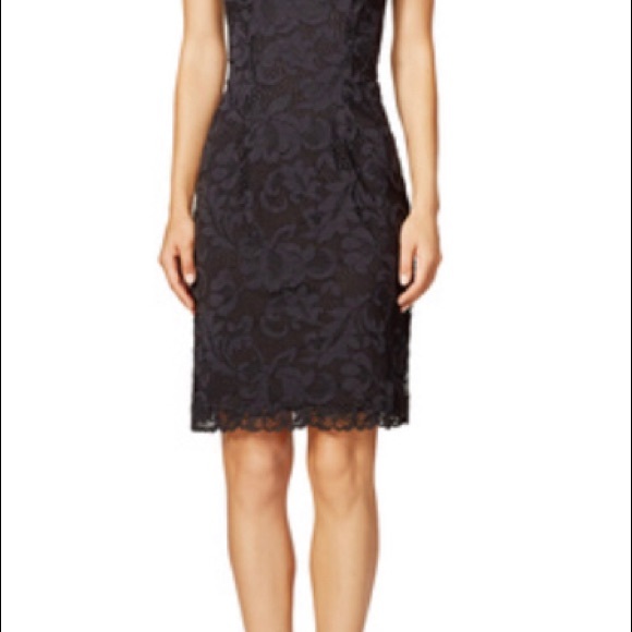 🔥🔥Natori black lace scoop neck dress. Worn once - Picture 9 of 13